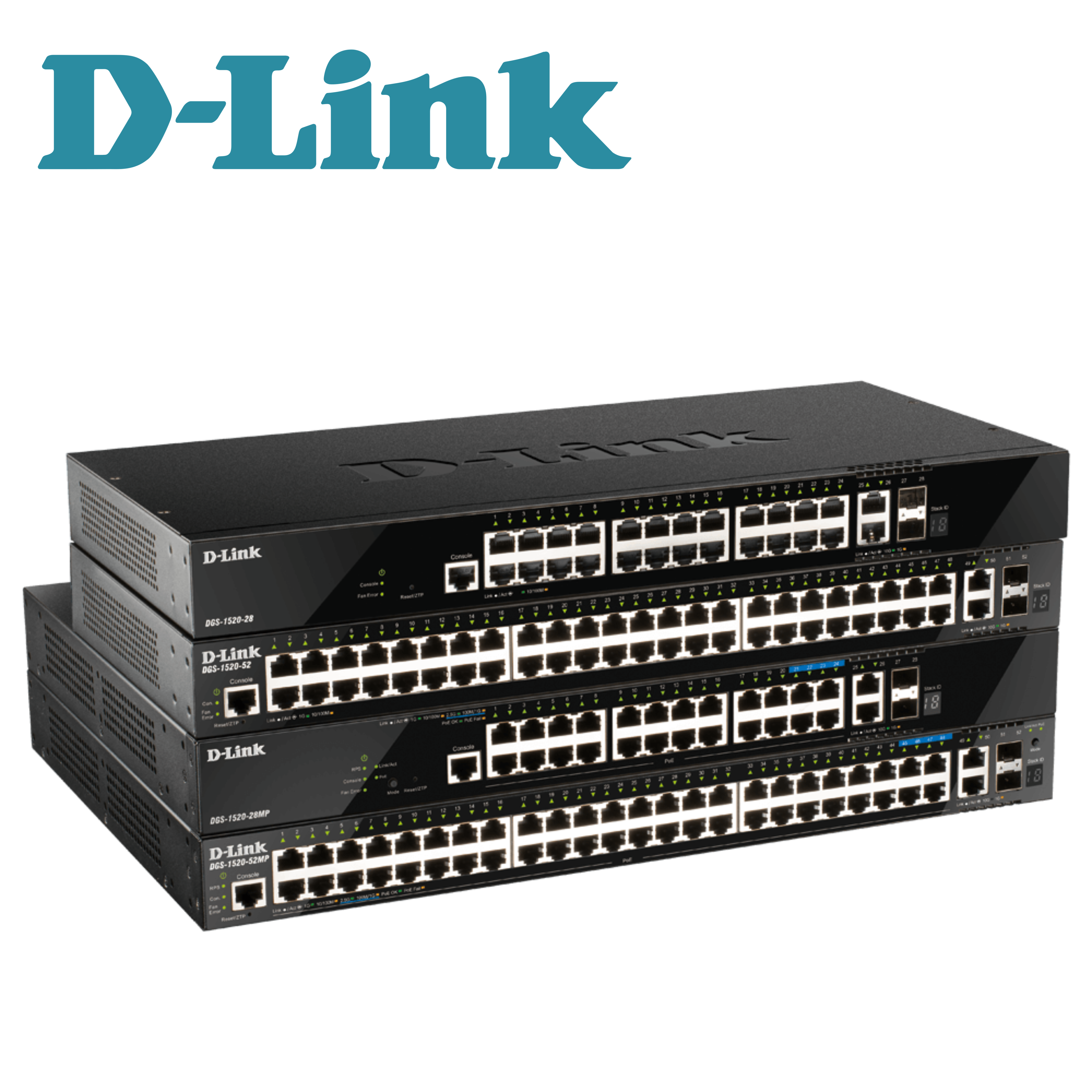 D-Link DGS-1520 Series (Layer 3 Stackable Smart Managed Switch)