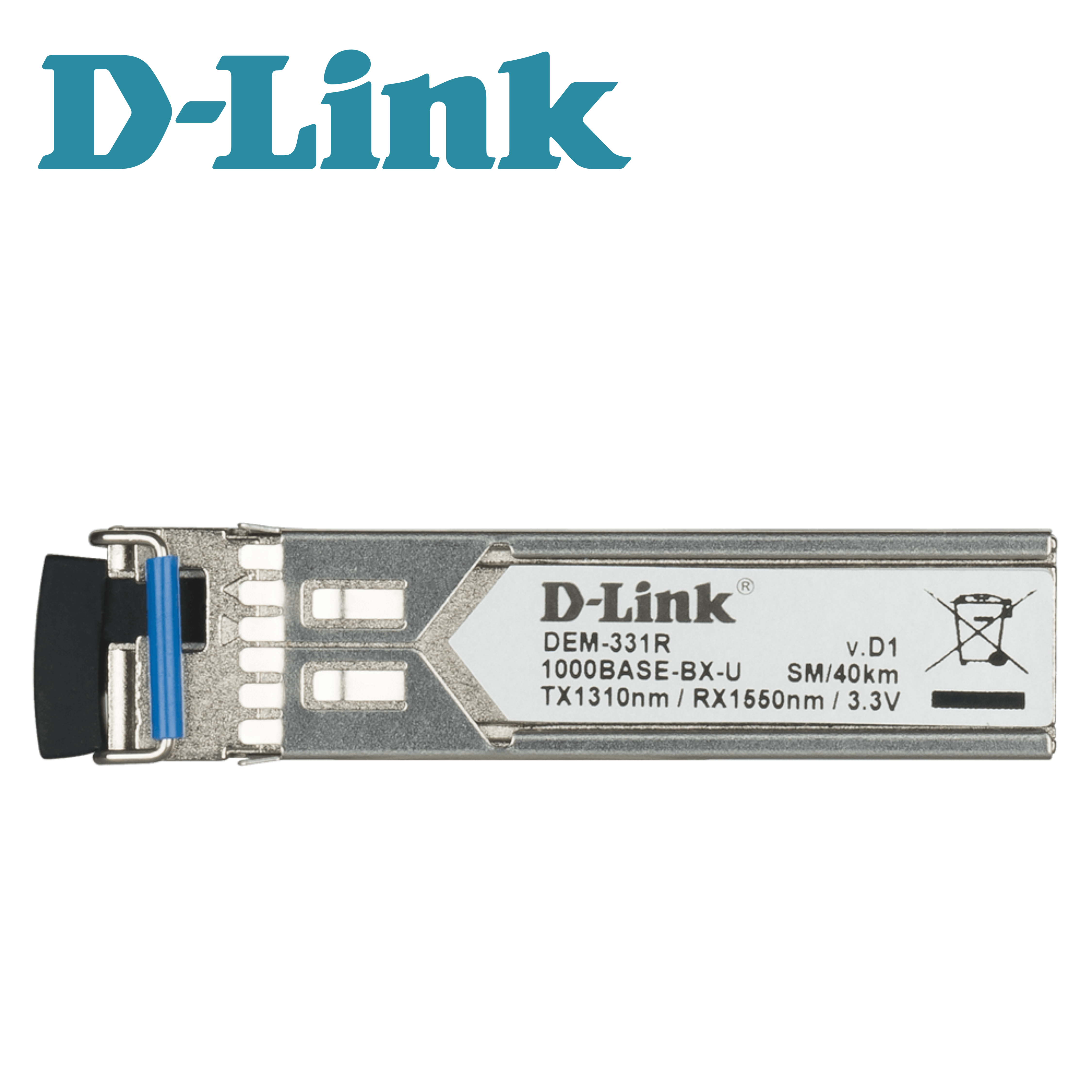 D-Link DEM-331R (1000BASE-BX-U Single-Mode 40 Km SFP Transceiver)