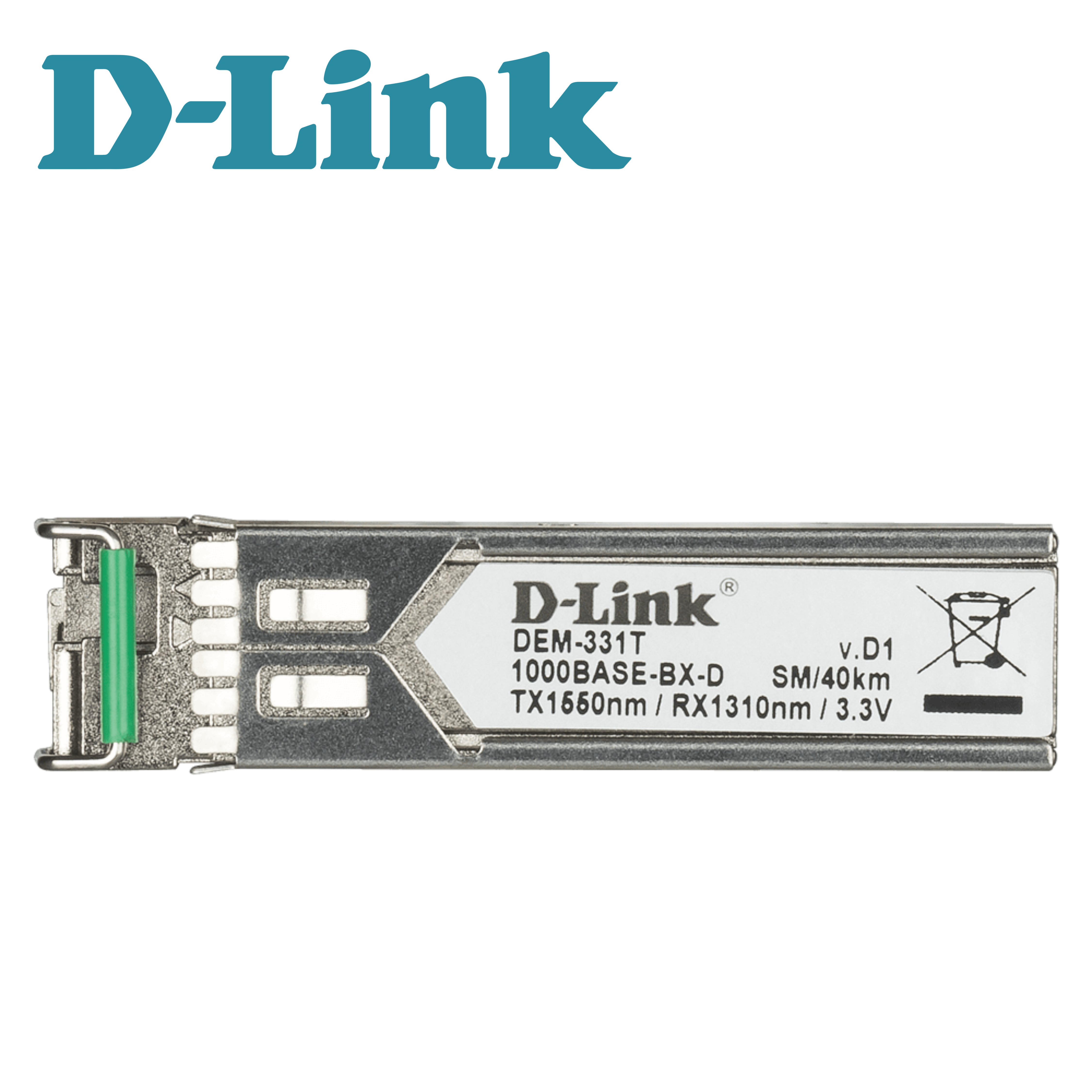 D-Link DEM-331T (1000BASE-BX-D Single-Mode 40 Km SFP Transceiver)