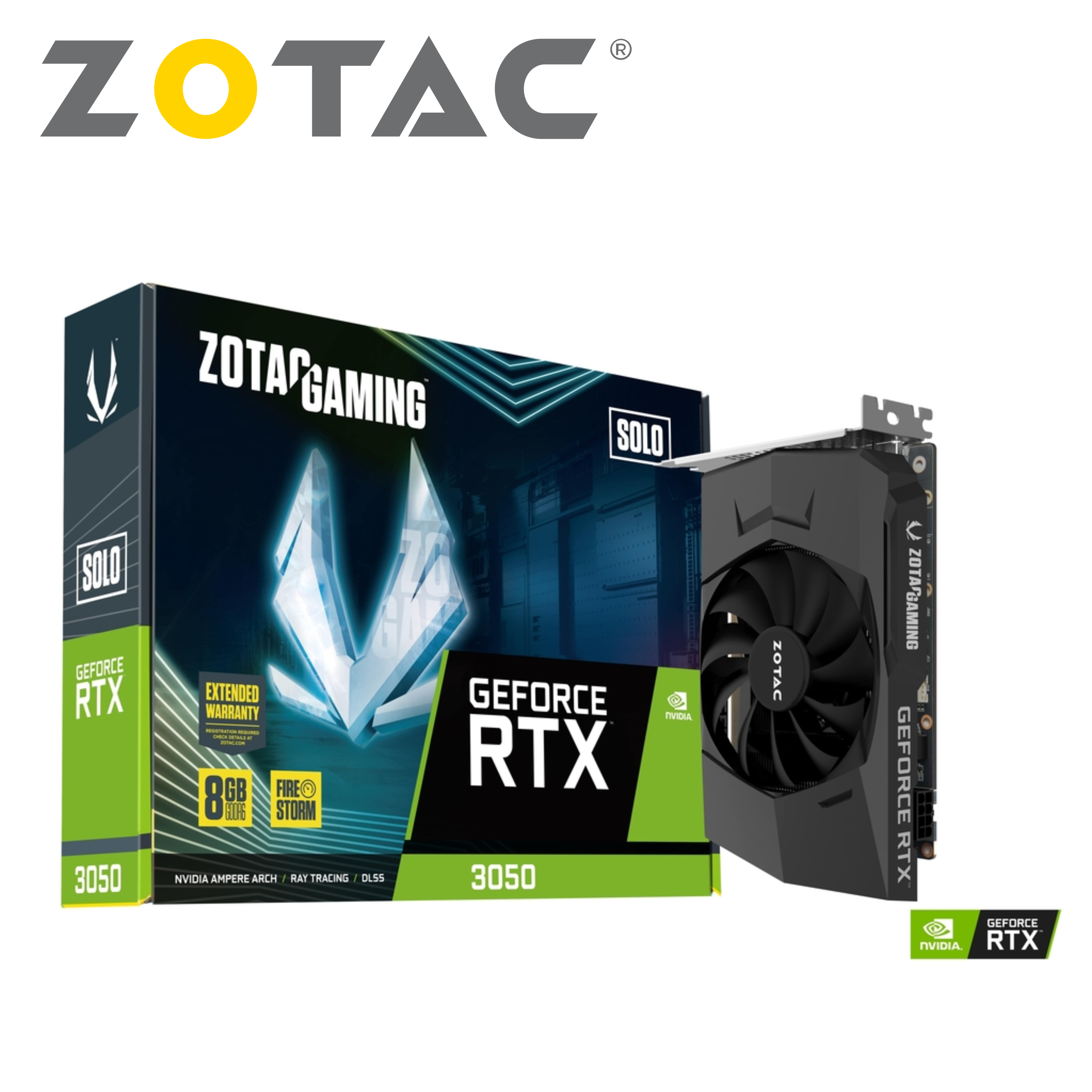 ZOTAC GAMING GeForce RTX 3050 Solo 8GB