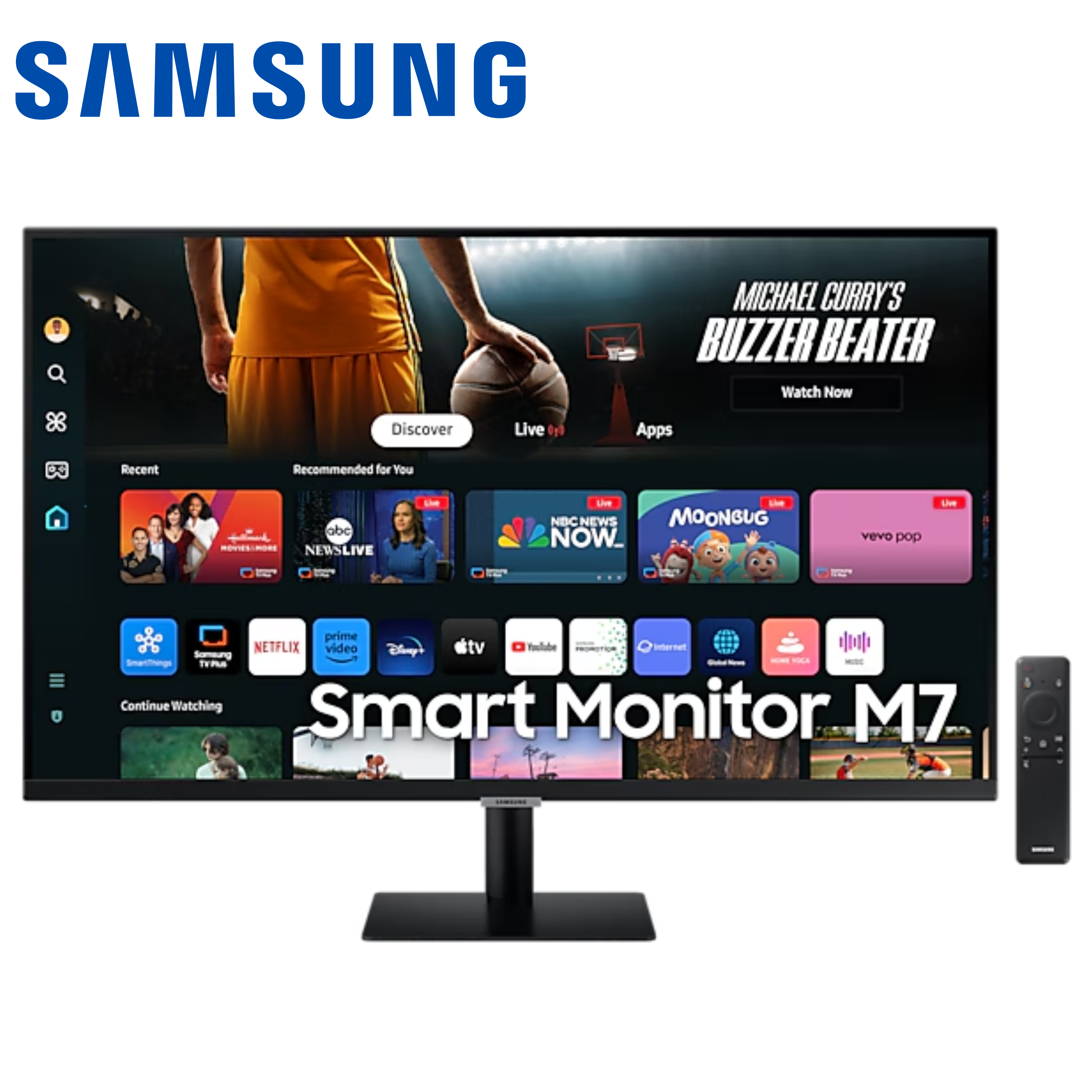 SAMSUNG 32" 4K Smart Monitor M7 M70D UHD