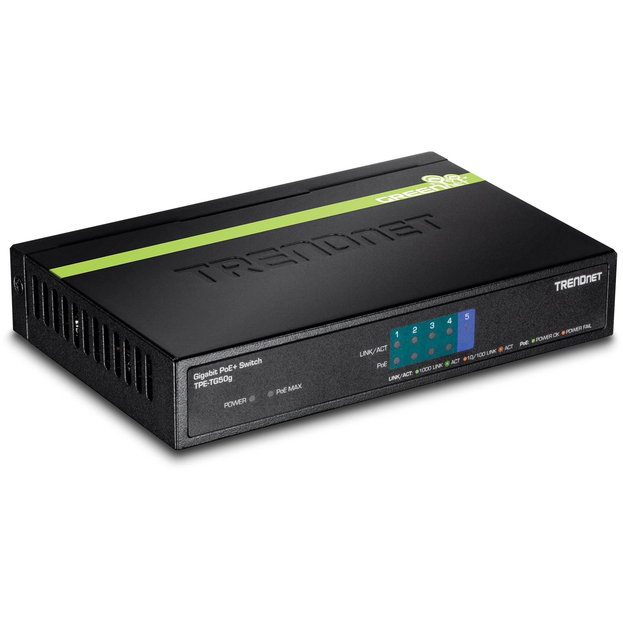 TRENDnet 8-Port Gigabit PoE + Switch