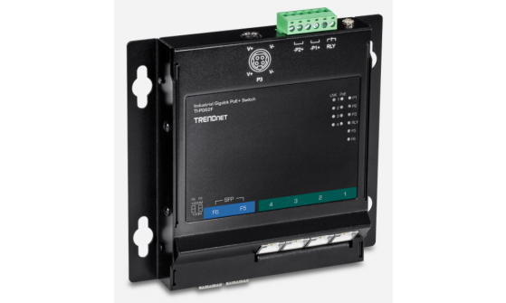 TRENDnet 5/6/8/10 Ports Industrial Gigabit PoE + Wall-Mounted Front Access Switch
