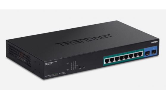 TRENDnet 10-Port Gigabit Web Smart PoE + Switch