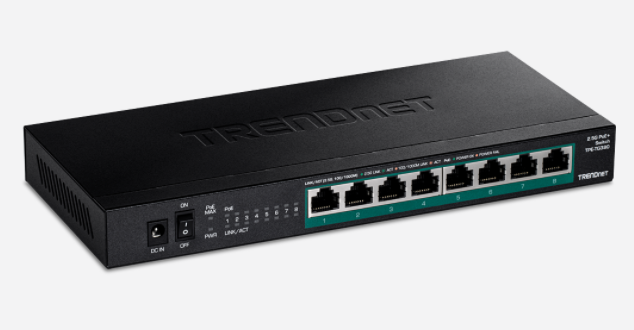 TRENDnet 5/8 Ports Unmanaged 2.5G PoE + Switch