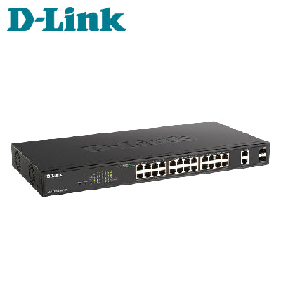 D-Link DGS-1100-26MPv226-Port Gigabit Smart Managed PoE Switch