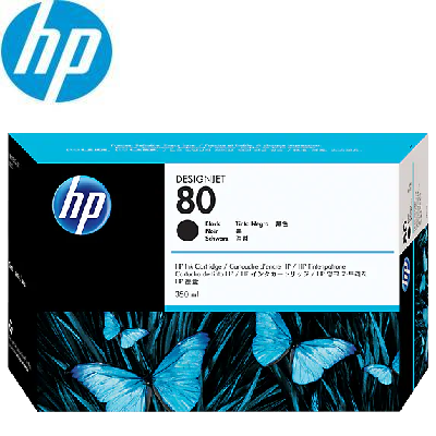 HP 80 Cyan 350ml Ink Cartridge